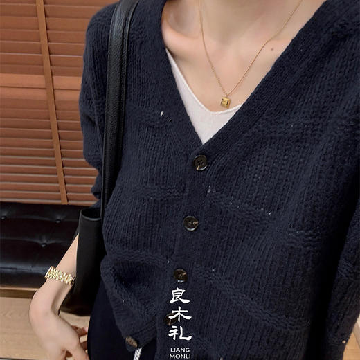 【不退不换】良木礼山羊绒开衫（Q2592253） 商品图9