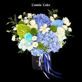 男士鲜花花束抱抱桶