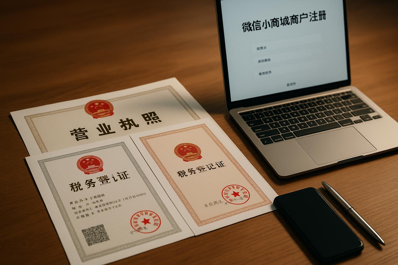 个人或企业注册微信小商城要准备哪些证件？