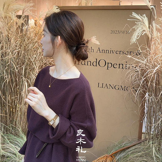 【特价不退不换】良木礼山羊绒上衣（Q258431） 商品图1