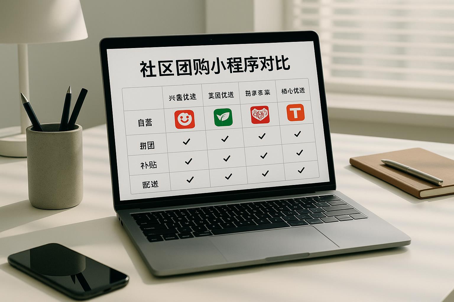 如何比较各主流社区团购小程序平台？