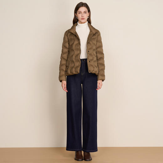 同款下架-EITIE爱特爱泡轻盈感立领保暖时尚百搭短款羽绒服D2511901 商品图6