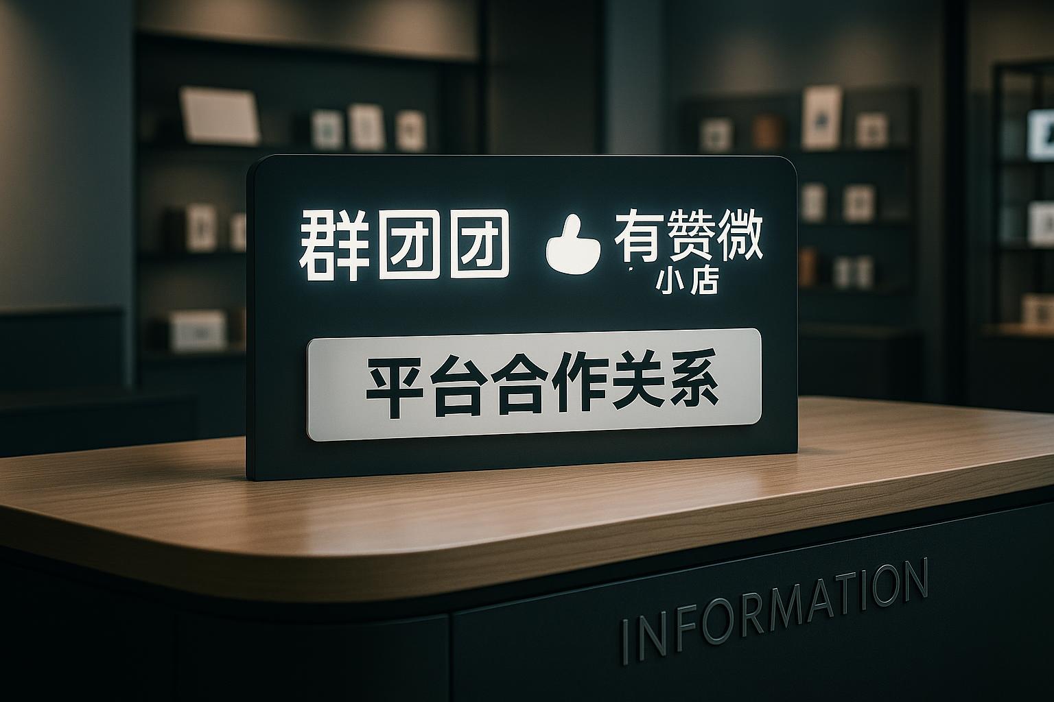 群团团和有赞微小店有官方合作吗？