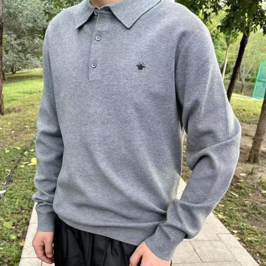 严选 | 迪奥同款 蜜蜂POLO领针织套头衫（同厂同面料） 商品图1