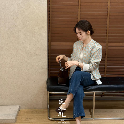 【不退不换】良木礼国风真丝外套（Q2591225） 商品图0