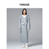 VIMAGE纬漫纪时尚简约连帽秋冬新款卫衣式外套V2403110 商品缩略图0