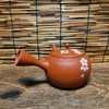 日本进口常滑烧纯手工壶玉光朱泥柏阳红泥吐丝小茶壶泡茶壶侧把壶 商品缩略图5