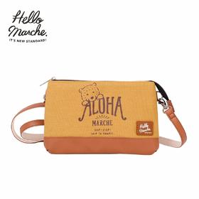 阿罗哈萌熊三层杏黄