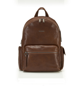 新秀丽BOWERY IV系列高端轻奢优质牛皮革双肩包NS1