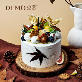 秋栗拾光·栗子焙茶玄米奶油蛋糕|Autumn Chestnut Glow