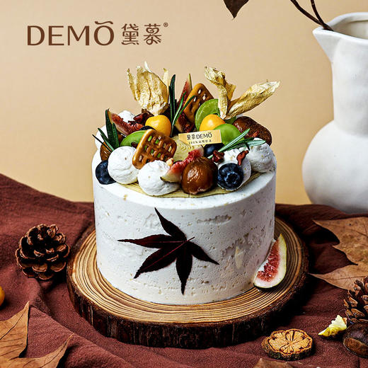 秋栗拾光·栗子焙茶玄米奶油蛋糕|Autumn Chestnut Glow 商品图0