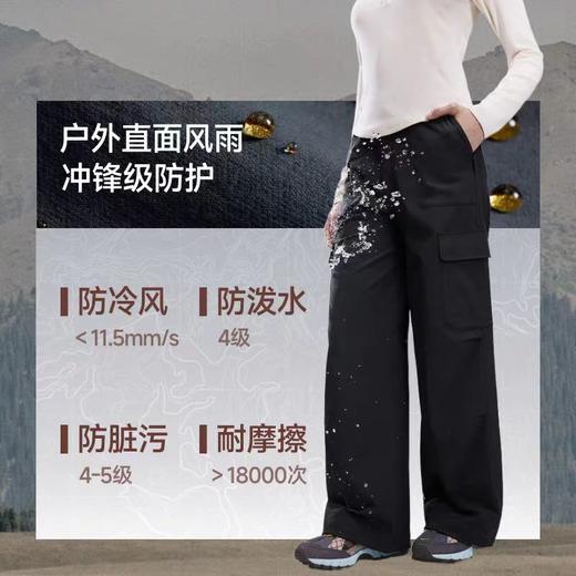 蕉下四季伞兵裤女ST108户外防风降落伞兵裤登山裤冲锋裤工装裤ST108 商品图2