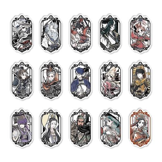 非人哉 神仙同游系列 亚克力挂件 全15种 14包/盒 国谷 商品图0