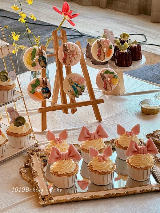 「复古兔子主题」 婚礼宴会甜品台案例 商品图1