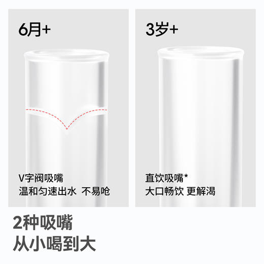 贝肽斯婴幼儿宝宝保温杯小月龄水杯儿童吸管杯1到3岁直饮喝水杯子 商品图3