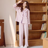 【换季出清】自然醒轻歌针织棉睡衣女士春秋季长袖开衫可外穿高级感休闲宽松家居服套装QH 商品缩略图13