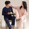 【换季出清】自然醒续暖情侣家居服德绒发热长袖长裤套头男女睡衣QH 商品缩略图12