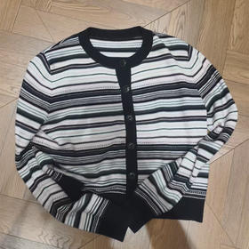 【不退不换】良木礼圆领羊绒开衫（D25102693F）