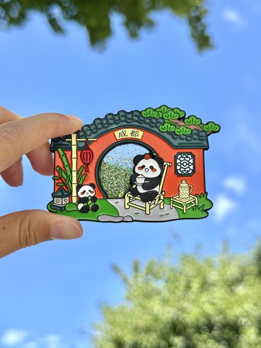 enter丨成都记忆流沙金属冰箱贴 商品图0