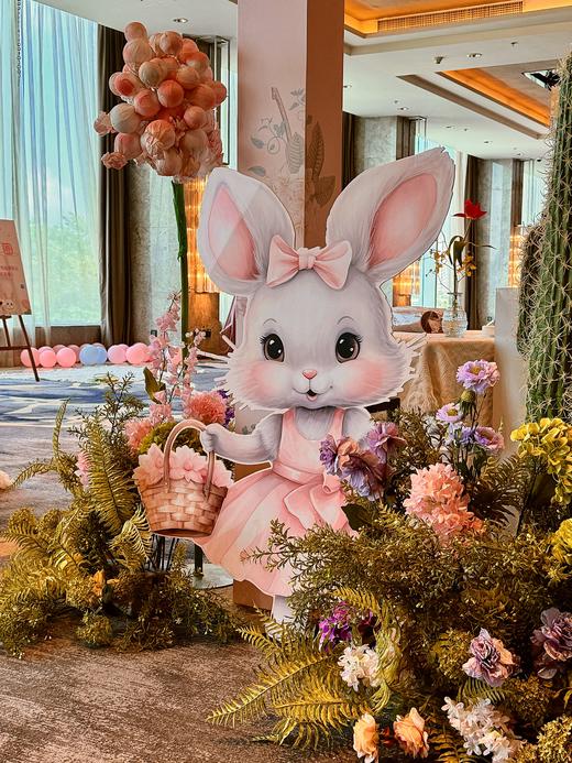 「复古兔子主题」 婚礼宴会甜品台案例 商品图5