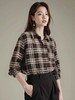 【秋新品】古泥5880复古格子衬衫-喜出 商品缩略图1