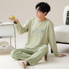 【换季出清】自然醒自在男士家居服针织棉长袖长裤套头睡衣QH 商品缩略图8