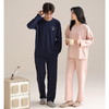 【换季出清】自然醒续暖情侣家居服德绒发热长袖长裤套头男女睡衣QH 商品缩略图5