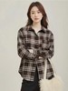 【秋新品】古泥5880复古格子衬衫-喜出 商品缩略图0