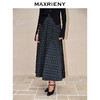 MAXRIENY【商场同款】法式复古风情波点半裙A字裙子高级气质女修身(货号:MC88SK616) 商品缩略图0