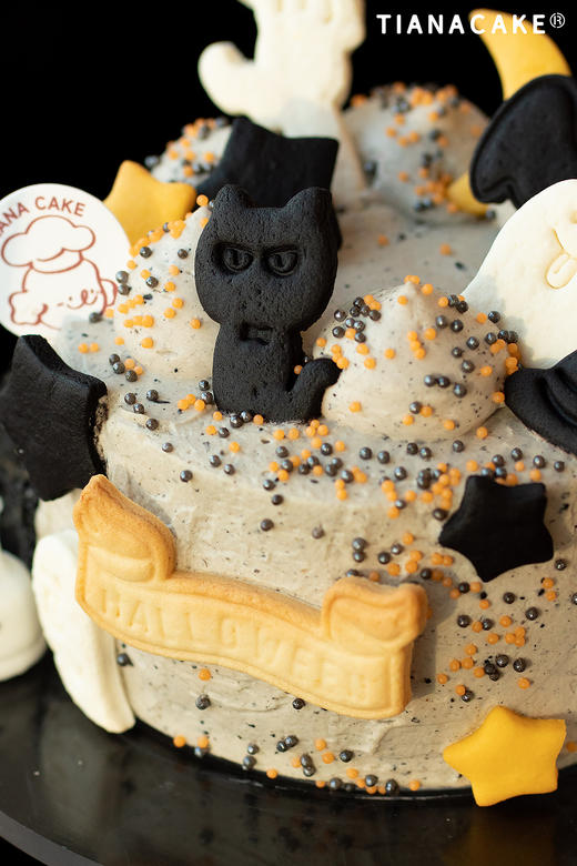 🎃黑喵魔法咒语🪄(五寸黑芝麻蛋糕） 商品图2