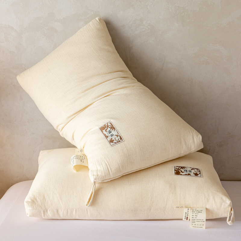 【热卖推荐】自然醒自然生态棉麻枕亚麻枕芯XK