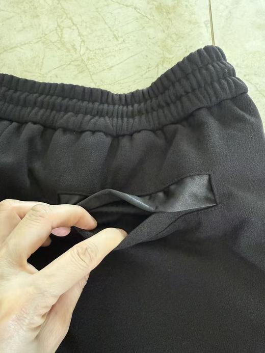 MK Mon羊绒混纺慢跑长裤 秋冬新品男士商务休闲纯色直筒卫裤休闲裤 商品图5