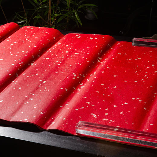 60-70年代苏州制“四尺珊瑚合金冷金笺”（单张） 商品图3