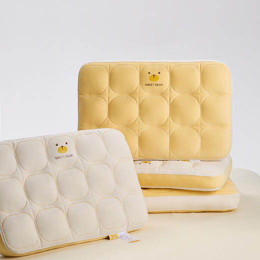 自然醒小熊豆乳面包枕乳胶片定型枕头XK 商品图8