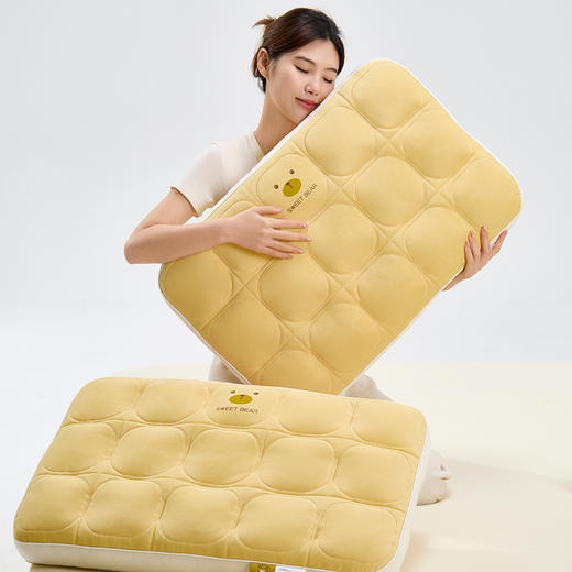 自然醒小熊豆乳面包枕乳胶片定型枕头XK 商品图5