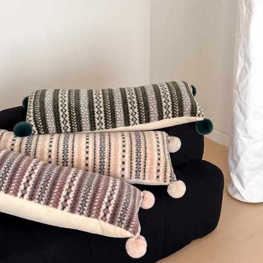 自然醒秋冬费尔岛双面盖毯午睡毯沙发毯床尾毯车载毯子MT 商品图14