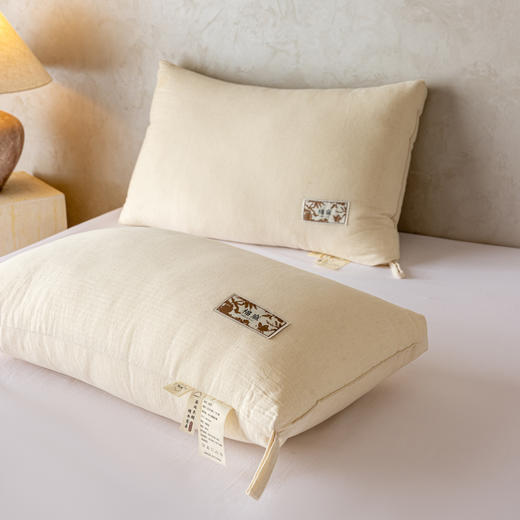 【热卖推荐】自然醒自然生态棉麻枕亚麻枕芯XK 商品图2