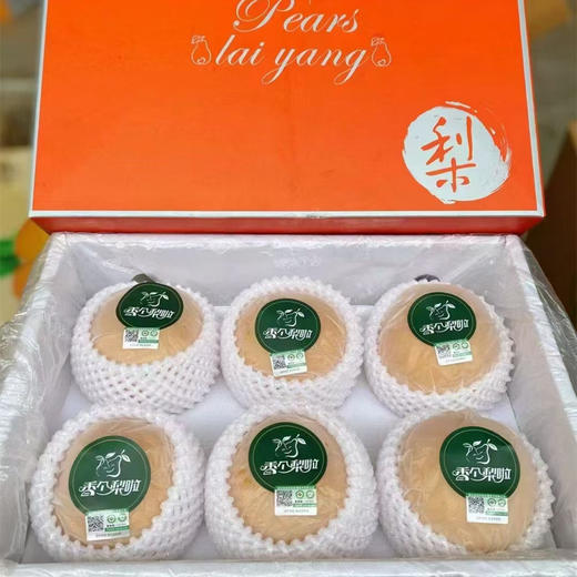 有机秋月梨（6粒装 2.3kg）/盒 爱马仕礼盒+手提袋 产地直发全国包邮配送（偏远地区除外） 商品图6