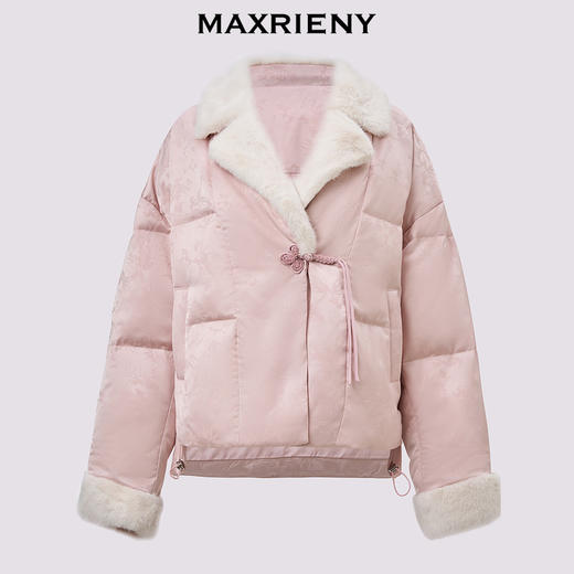 玛克门店发货：MAXRIENY中式流苏盘扣羽绒服(货号:MC85DC512) 商品图4