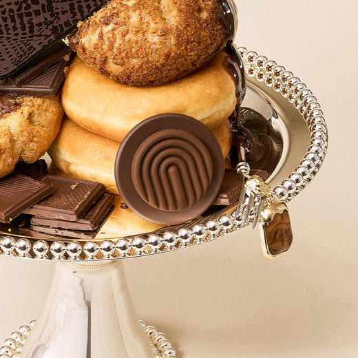 【晨间器物】可可棕·MagSafe圆啪嗒 MAGSAFE磁吸手机气囊支架 Round圆啪嗒系列 棕色 硅胶 商品图1