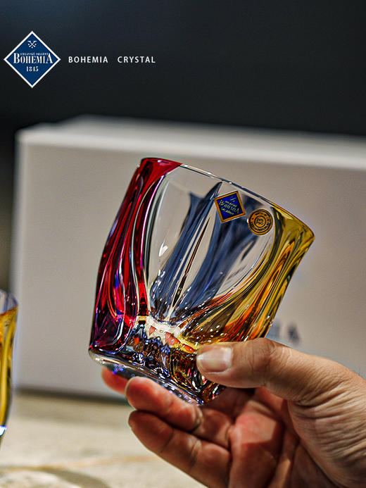 捷克波西米亚海洋彩绘酒杯320ml 商品图4