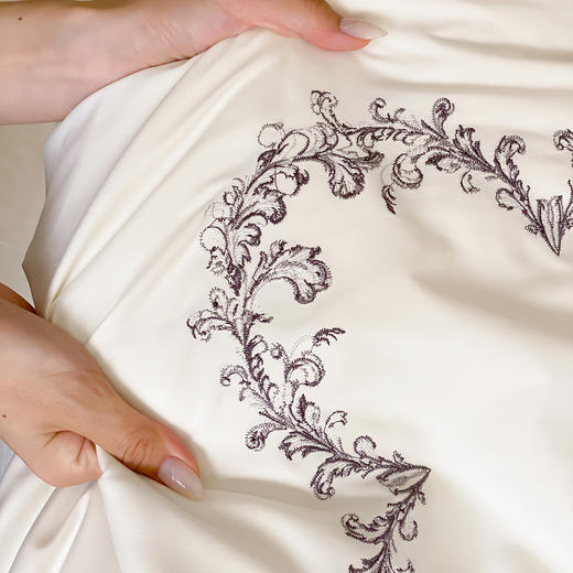 自然醒A类全棉磨毛刺绣四件套-倾城之恋AN 商品图12