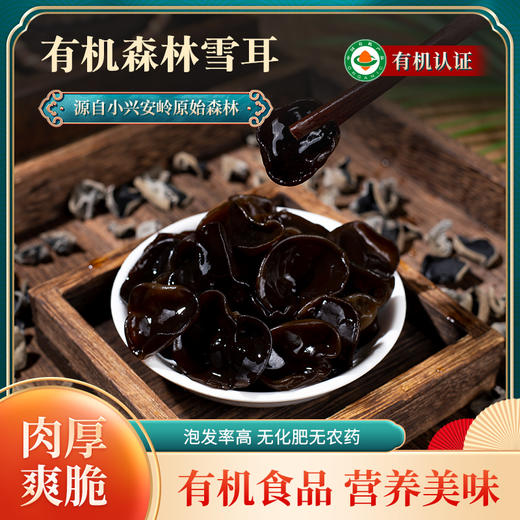 【严选】【黑龙江有机森林雪耳】雪中王小碗耳秋耳 东北特产有机森林雪耳无根100g独立小包装 （厂家直发）） 商品图1