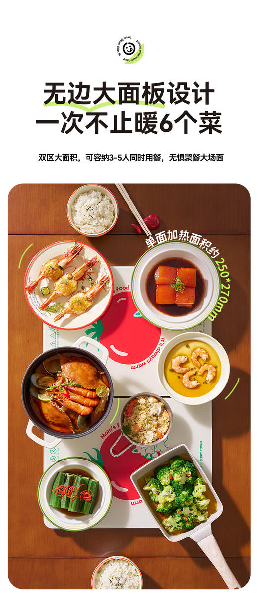 大宇WB09联名款暖菜板 商品图5