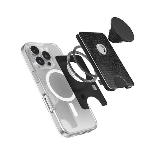 【晨间器物】曜石黑·MagSafe卡包 WALLET卡包 Wallet of Magsafe磁吸卡包系列 黑色 商品图2