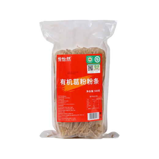 【严选】【有机 配料只有有机葛粉和水 耐煮不糊】悦怡然有机葛粉粉条500g（厂家直发） 商品图3