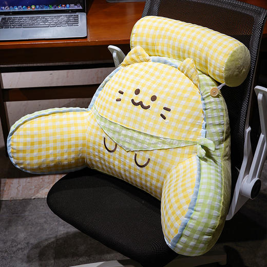 自然醒方巾喵格子拥抱式腰靠QYL 商品图12