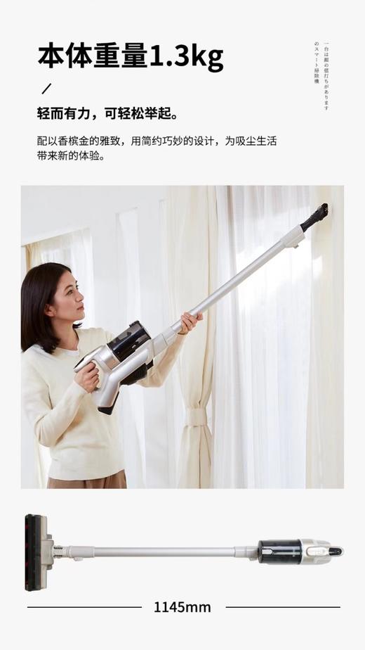 西哲无线除螨吸尘器S48E香槟金 商品图3