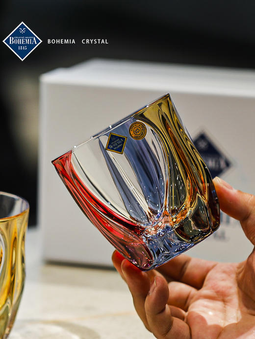 捷克波西米亚海洋彩绘酒杯320ml 商品图3