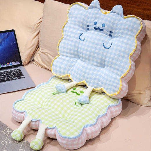 自然醒三维立体PP棉格子喵花瓣坐垫QYL 商品图14